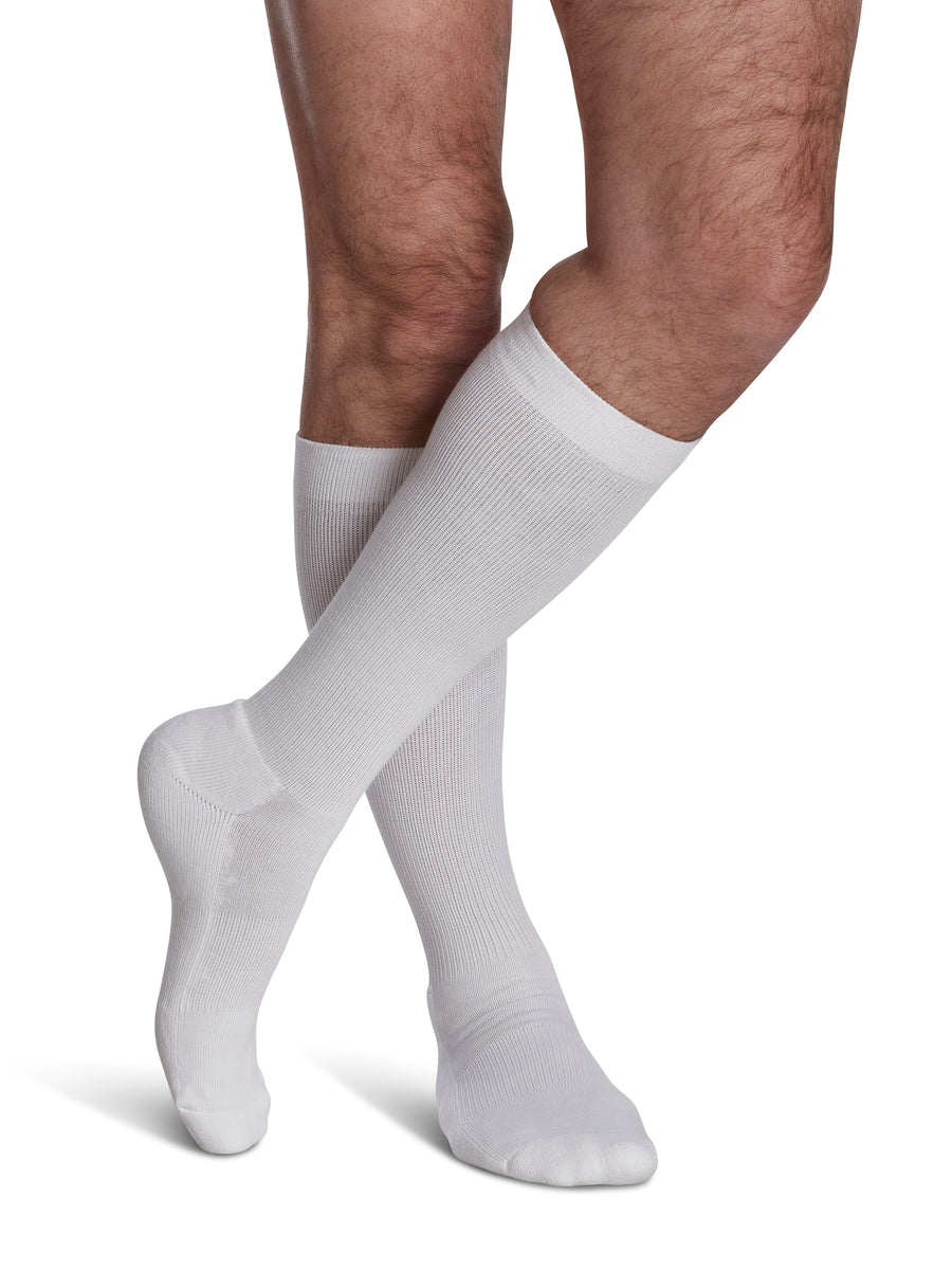 sigvaris-362-cushioned-cotton-compression-sock-knee-high-20-30-mmhg-men-white-1-front-view