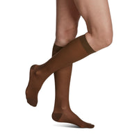 sigvaris-780-sheer-knee-high-compression-sock-women-closed-toe-mocha-1-side