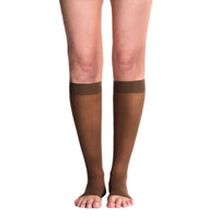 sigvaris-780-sheer-knee-high-compression-sock-women-open-toe-mocha-1-side