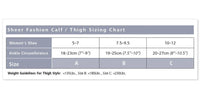 Sigvaris 780 Sheer 15-20 mmHg Knee High Compression Socks for Women