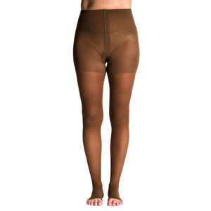 sigvaris-780-sheer-pantyhose-compression-sock-women-open-toe-mocha-1-front
