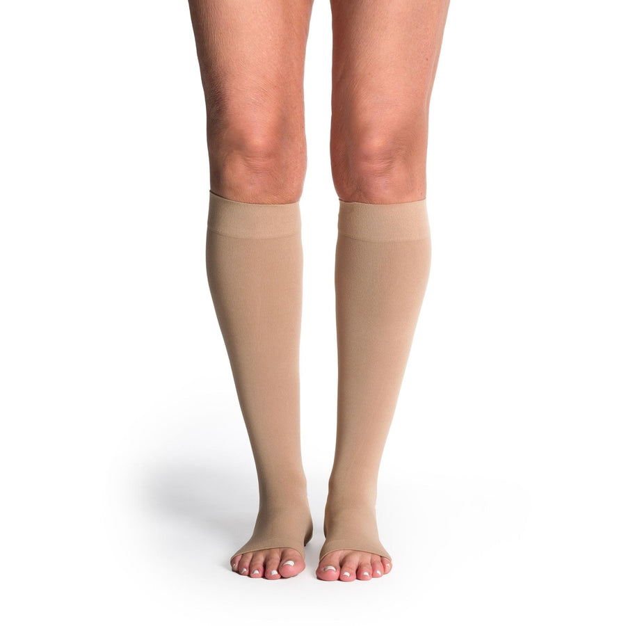 sigvaris-840-soft-opaque-knee-high-compression-sock-women-open-toe-chai-1-front