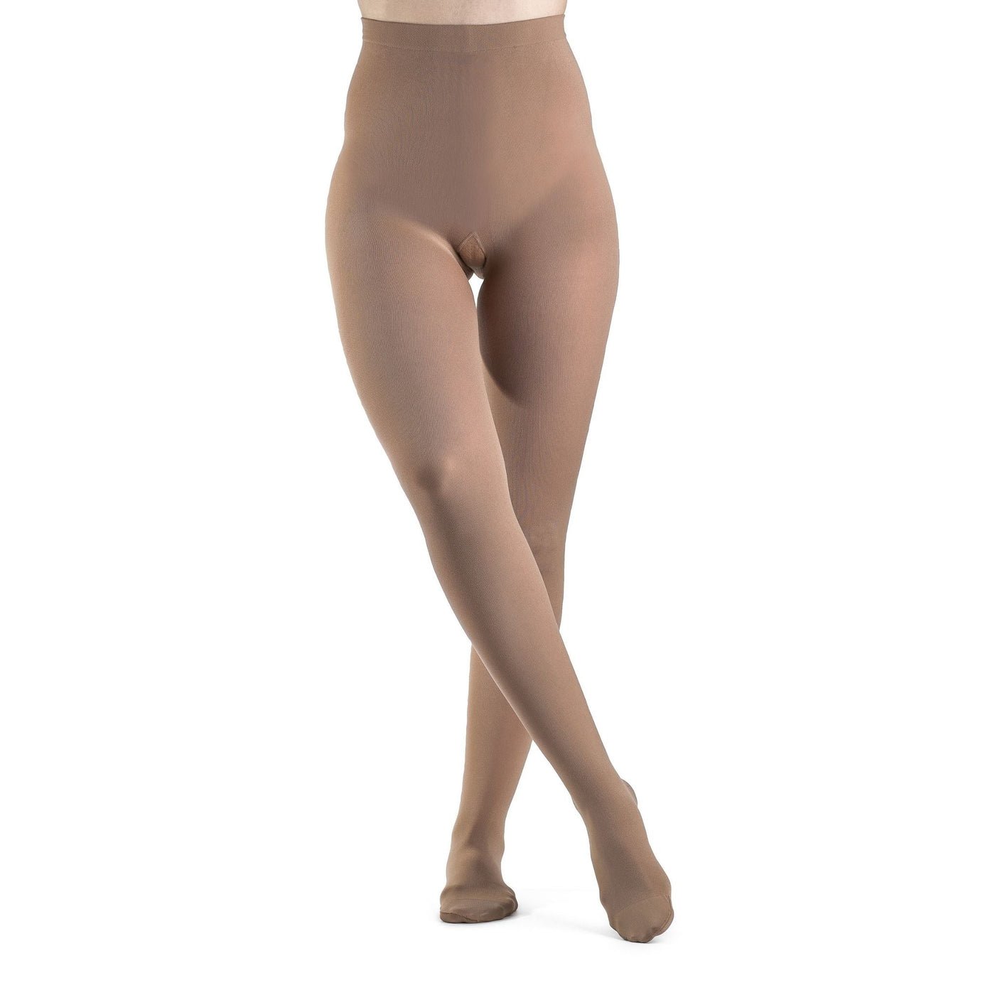 sigvaris-840-soft-opaque-pantyhose-compression-sock-women-closed-toe-pecan-1-front