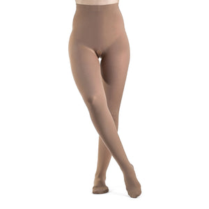 sigvaris-840-soft-opaque-pantyhose-compression-sock-women-closed-toe-pecan-1-front