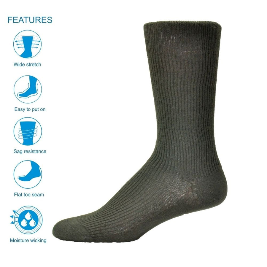 simcan comfeez socks black 1 front view