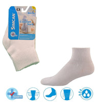 simcan comfort sock low white 1 front view