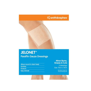 smith nephew jelonet paraffin gauze dressing