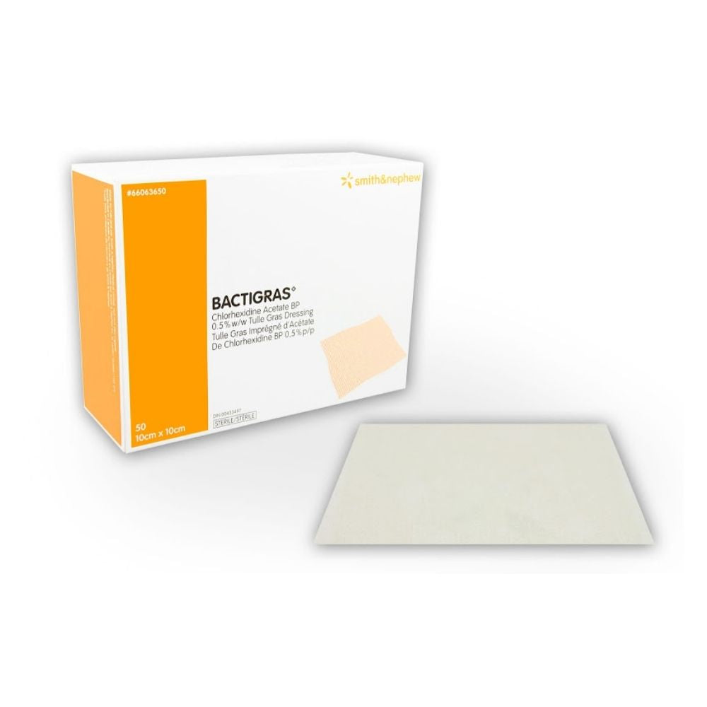 smith newphew bactigras medicate tulle gras