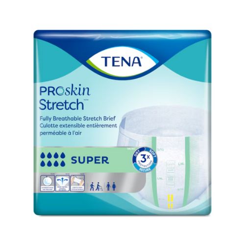 Tena Stretch Super Briefs (28/Package)
